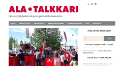 Desktop Screenshot of ala-talkkari.fi